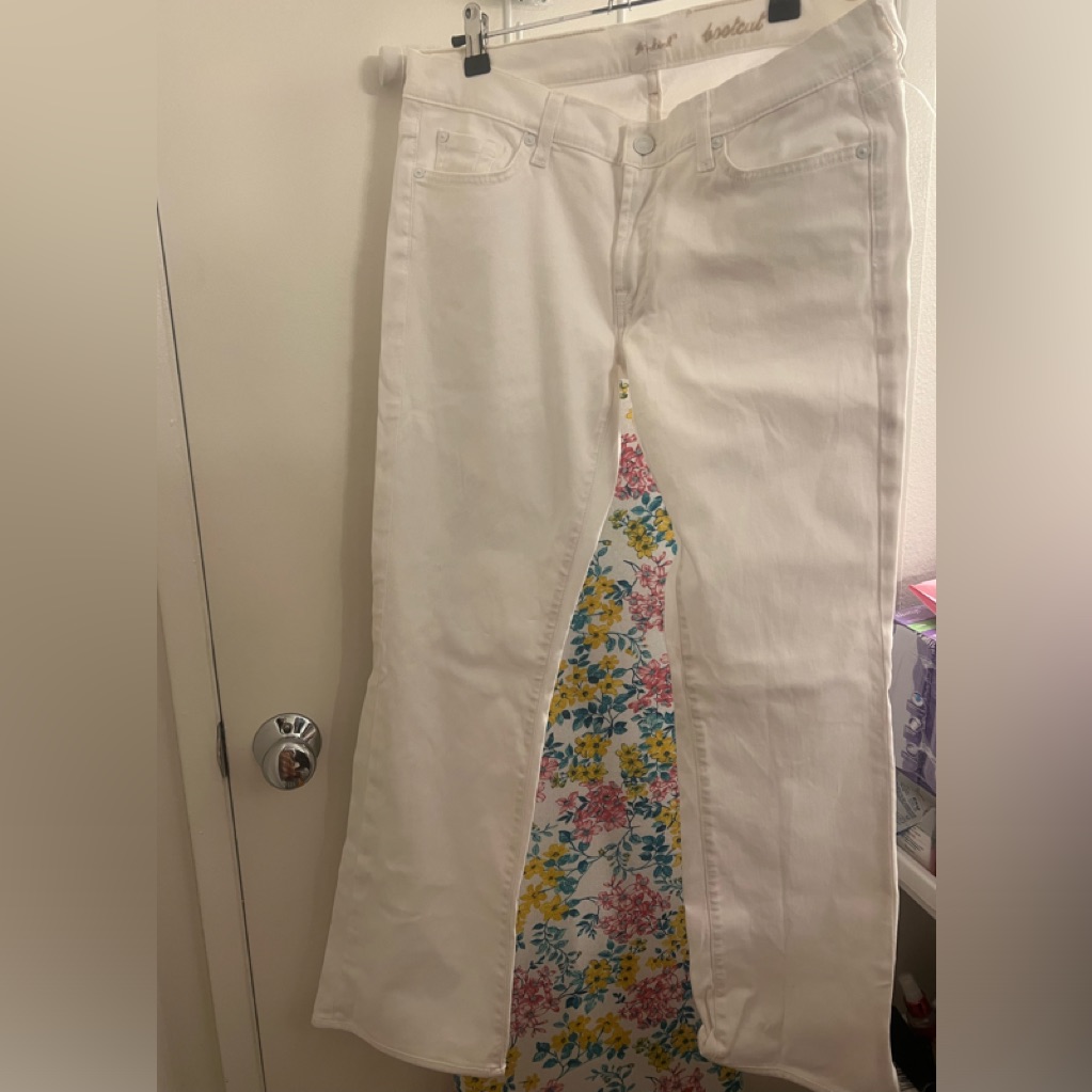 White Jeans By 7 For All Mankind Brand Jeans